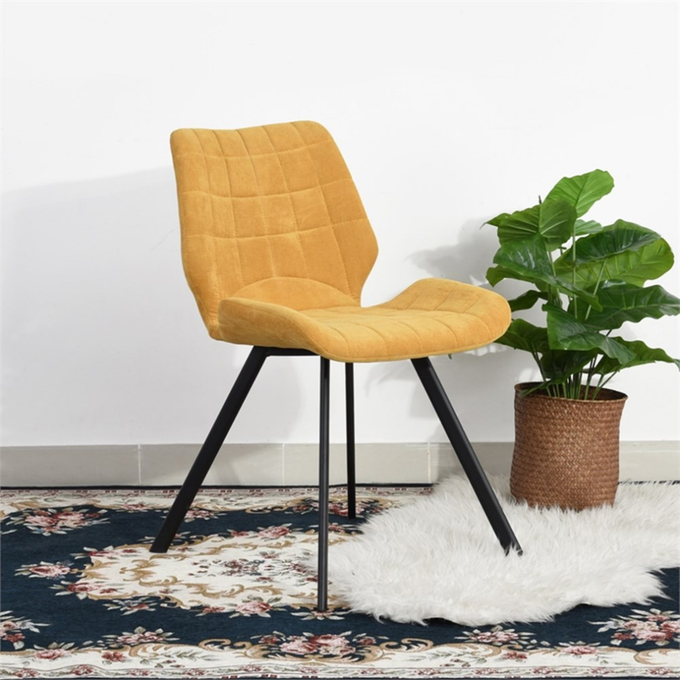 FurnitureR Dining Chair Fabric Upholstered   Contemporary   Dining Chairs   by Homesquare  Houzz