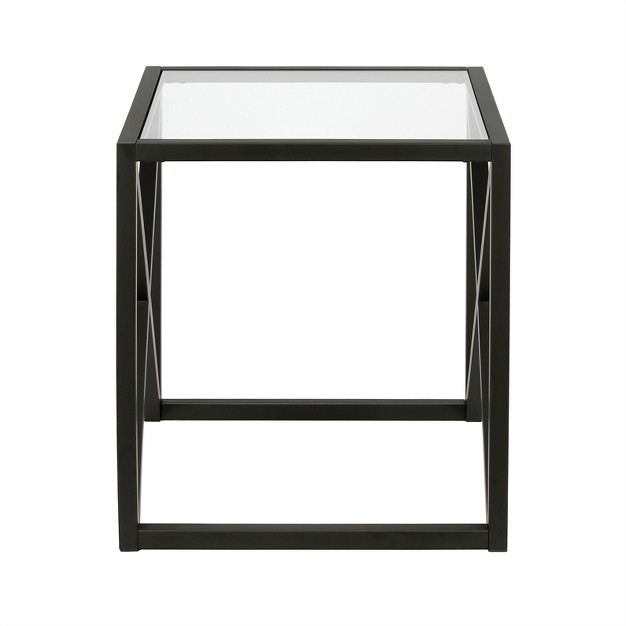 Metal Side Table In Black Henn amp hart