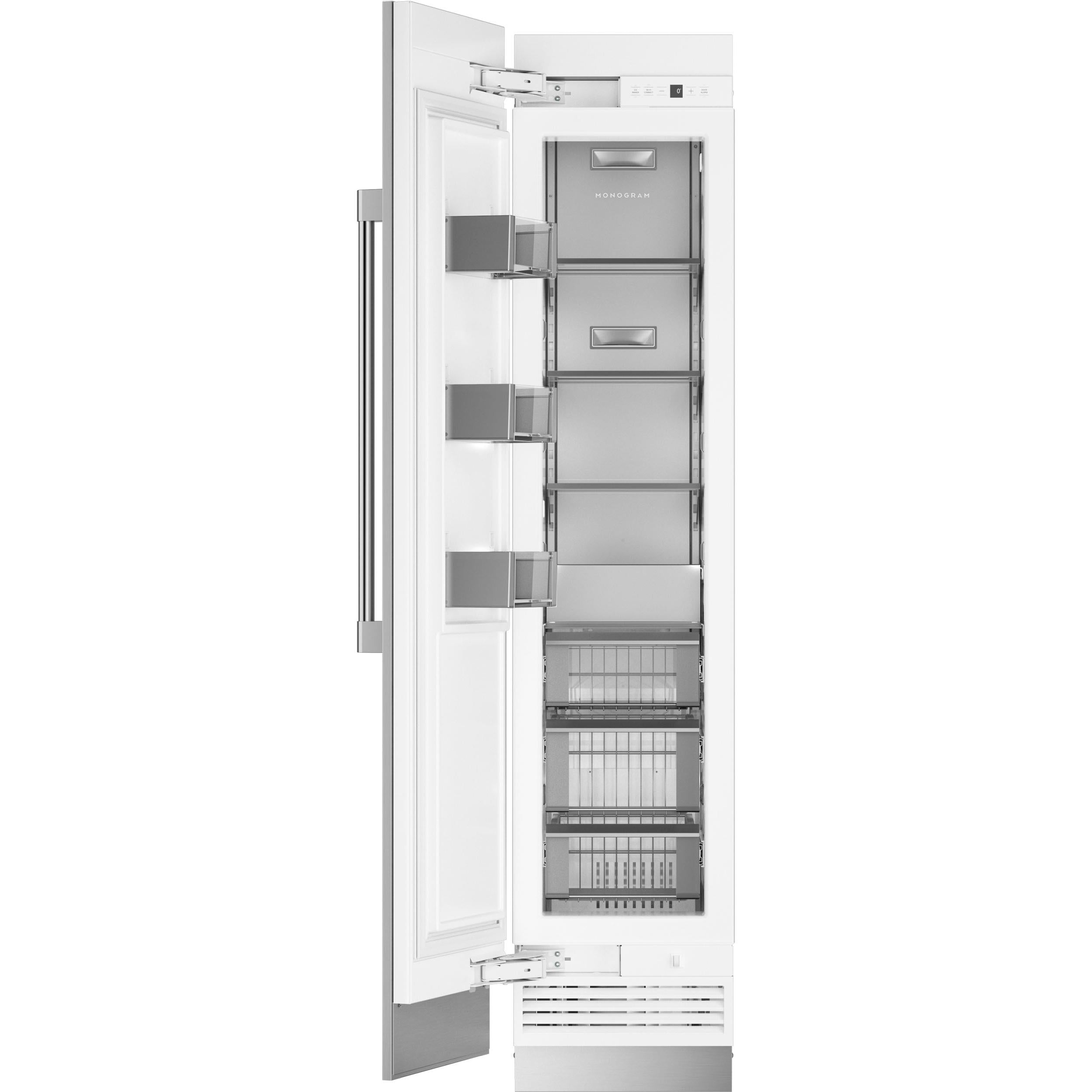 Monogram 8.34 cu.ft. Upright Freezer with Wi-Fi Connectivity ZIF181NBRII