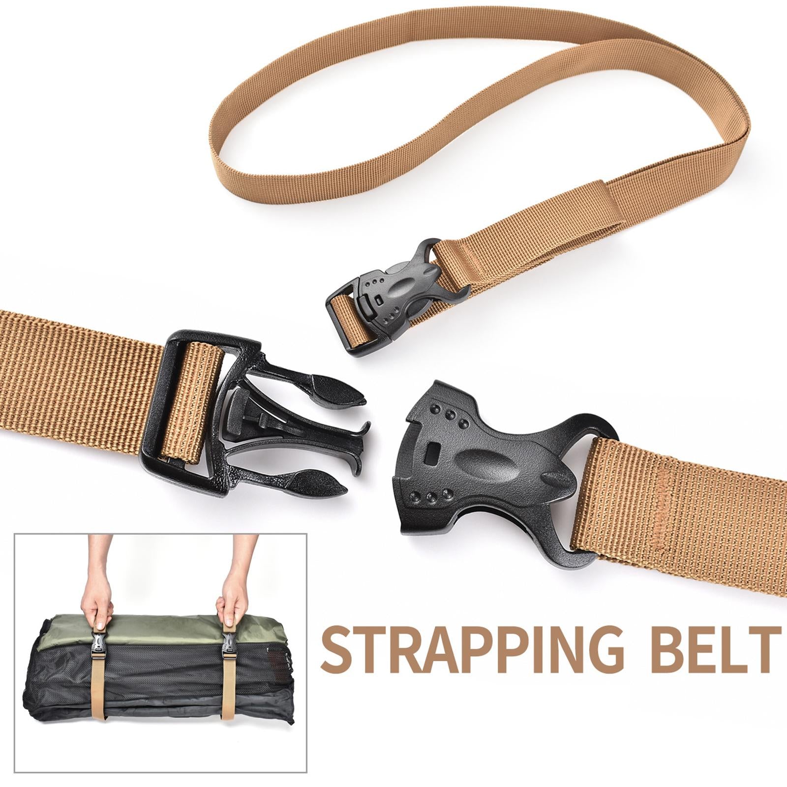 Straps Lashing Strap Nylon Heavy Duty Ratchet Straps with Lock Buckle, Cargo Strap Moving , Car, Motorcycle and Equipment