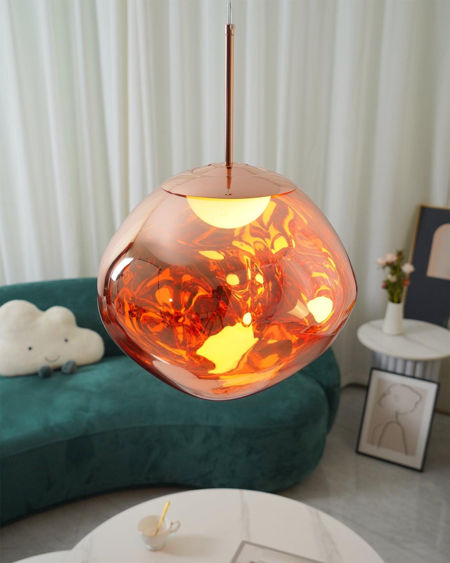 Multi Lava Round Pendant Lamp