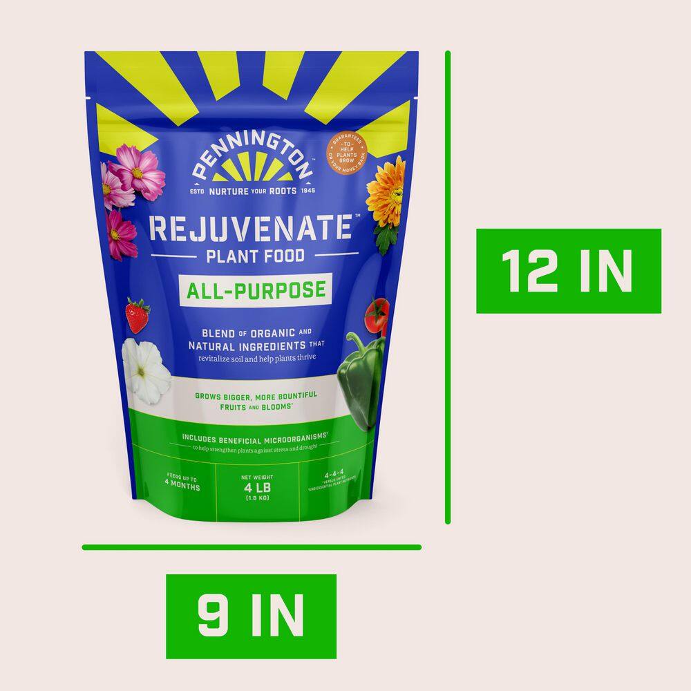 Pennington 4 lbs. Rejuvenate All Purpose Plant Food 4-4-4 100546846