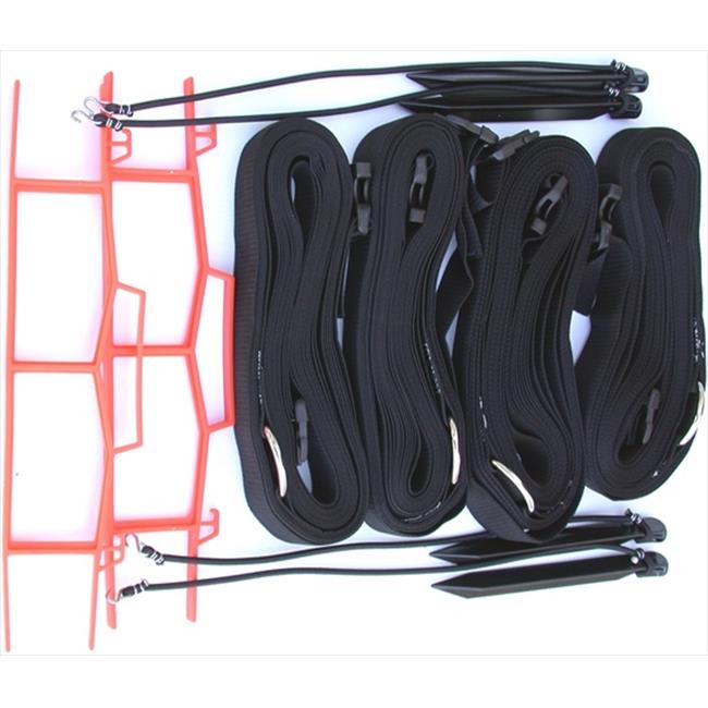 Home Court M819ABKS 8 Meter Black 2-inch Adjustable Web Courtlines