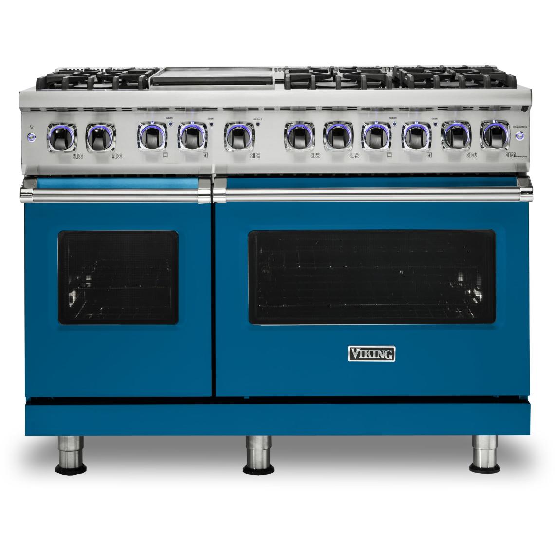 Viking 48-inch Freestanding Gas Range with Elevation Burners VGR7482-6GAB