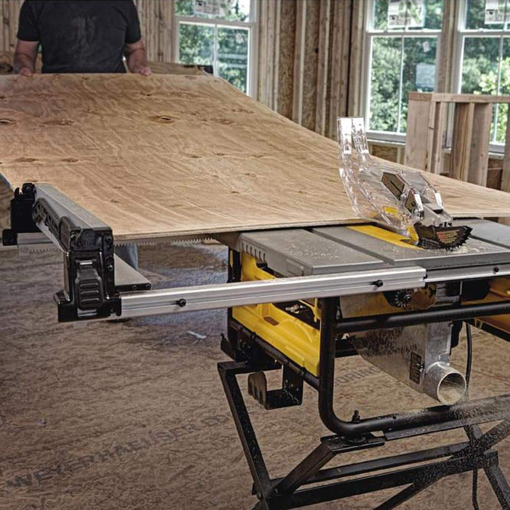 DEWALT 15 Amp Corded 8-1/4 in. Compact Portable Jobsite Tablesaw (Stand Not Included) DWE7485