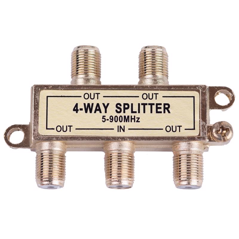 SPLITTER 4-WAY COAX