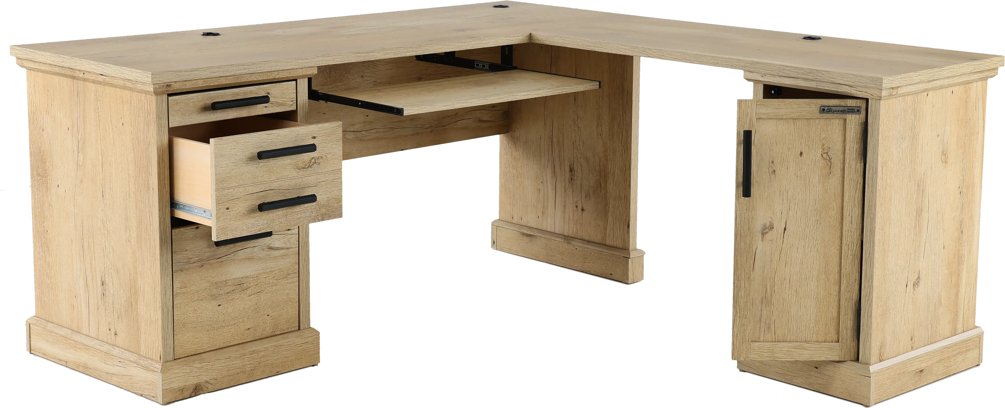 Aspen Post Prime Oak L-Desk