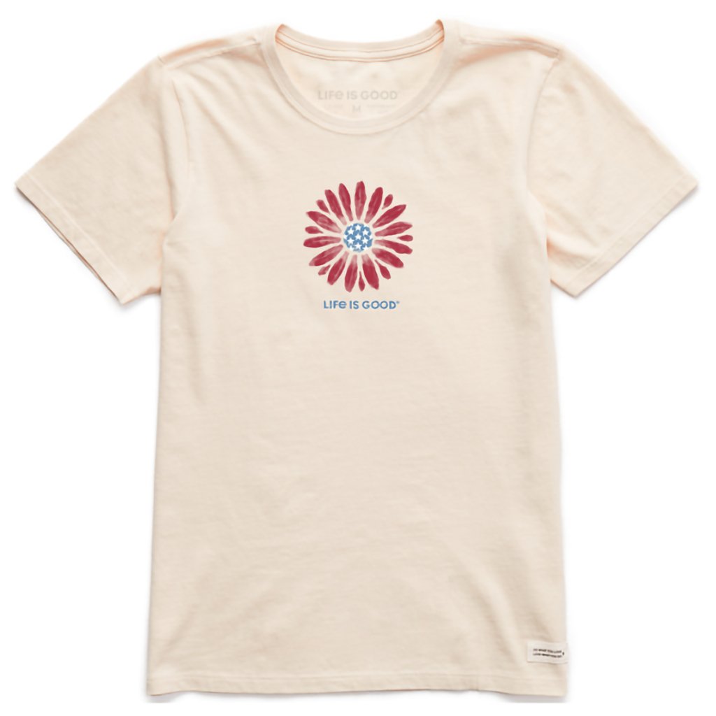 Life Is Good  Women's Americana Daisy Crusher-LITE Tee