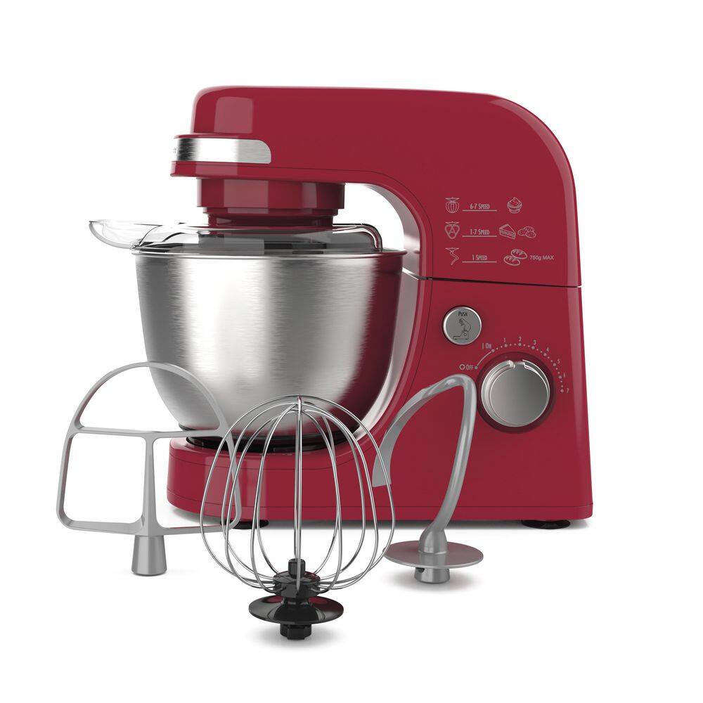 Hamilton Beach 4 Quart 7-Speed Red Stand Mixer with Tilt Head 63389🎉Limited Time Offer🎉