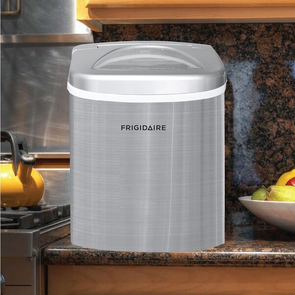 26lb. Portable Countertop Ice Maker - EFIC108 - Silver