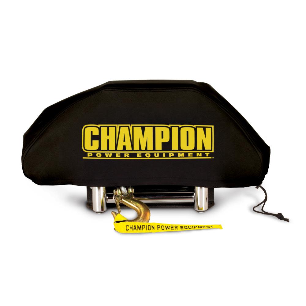 Champion Weather-Resistant Neoprene Storage Cover for Winches 8000-12,000 lb.