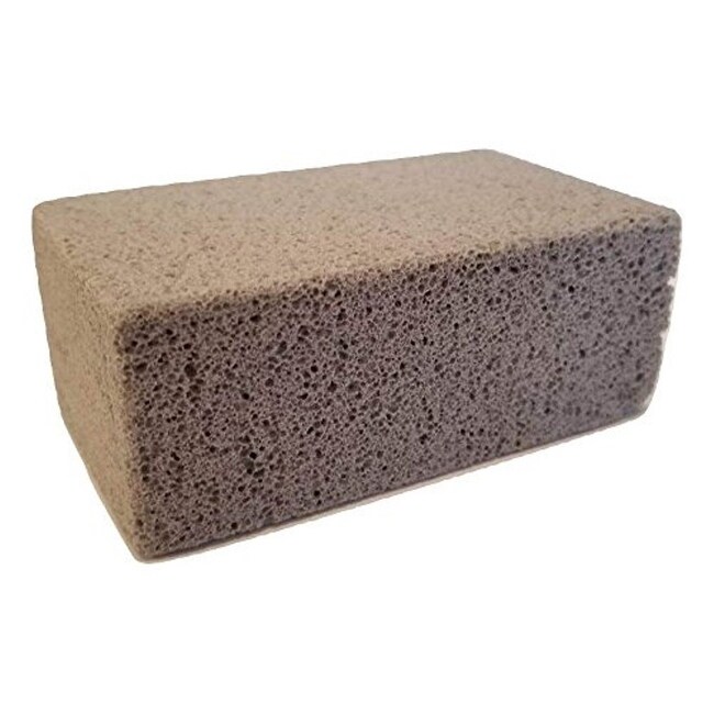 Handy Housewares Grill Cleaning Block   Non Slip Grip Natural Pumice Stone BBQ / Flat Top Griddle Cleaner Brick
