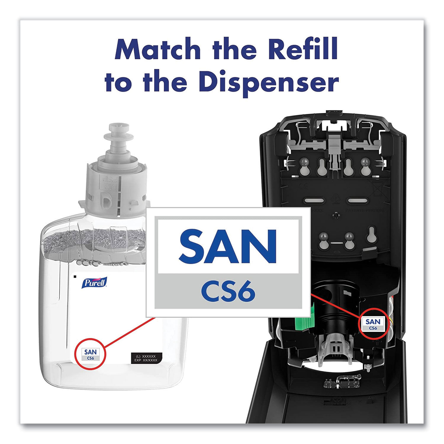 CS6 Hand Sanitizer Dispenser by PURELLandreg; GOJ652401