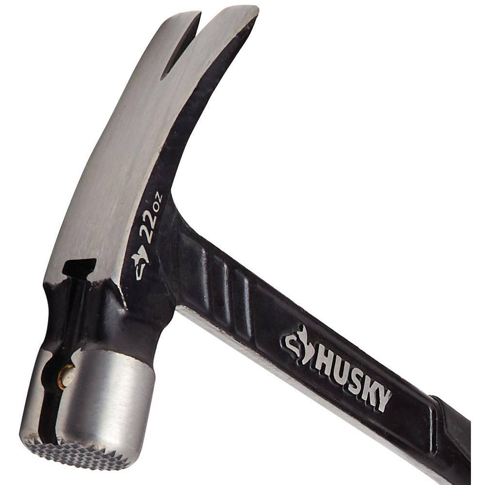 Husky 22 oz. Milled Steel Framing Hammer N-A22SMHK