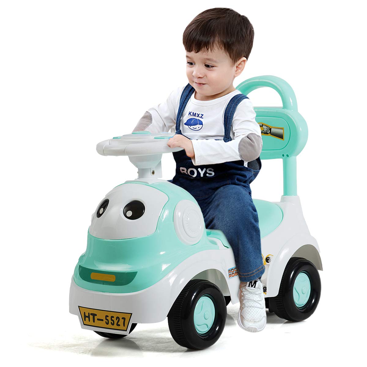 Costzon 3 in 1 Push and Ride Racer for Kids, Sliding Car, Walker & Ride On Toy