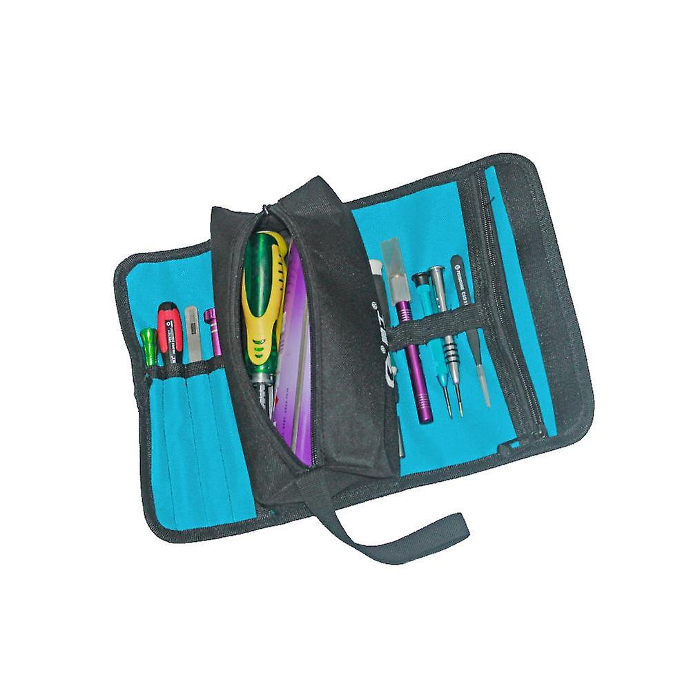 Foldable Professional Electricians Tool Storage Holder Roll Bag Convenient Organizer