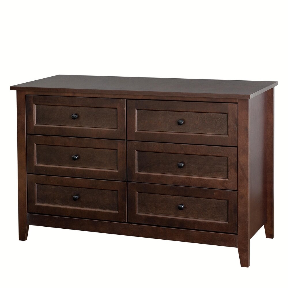 6 Drawers Dresser Cabinet  Versatile Storage Solution for Any Room