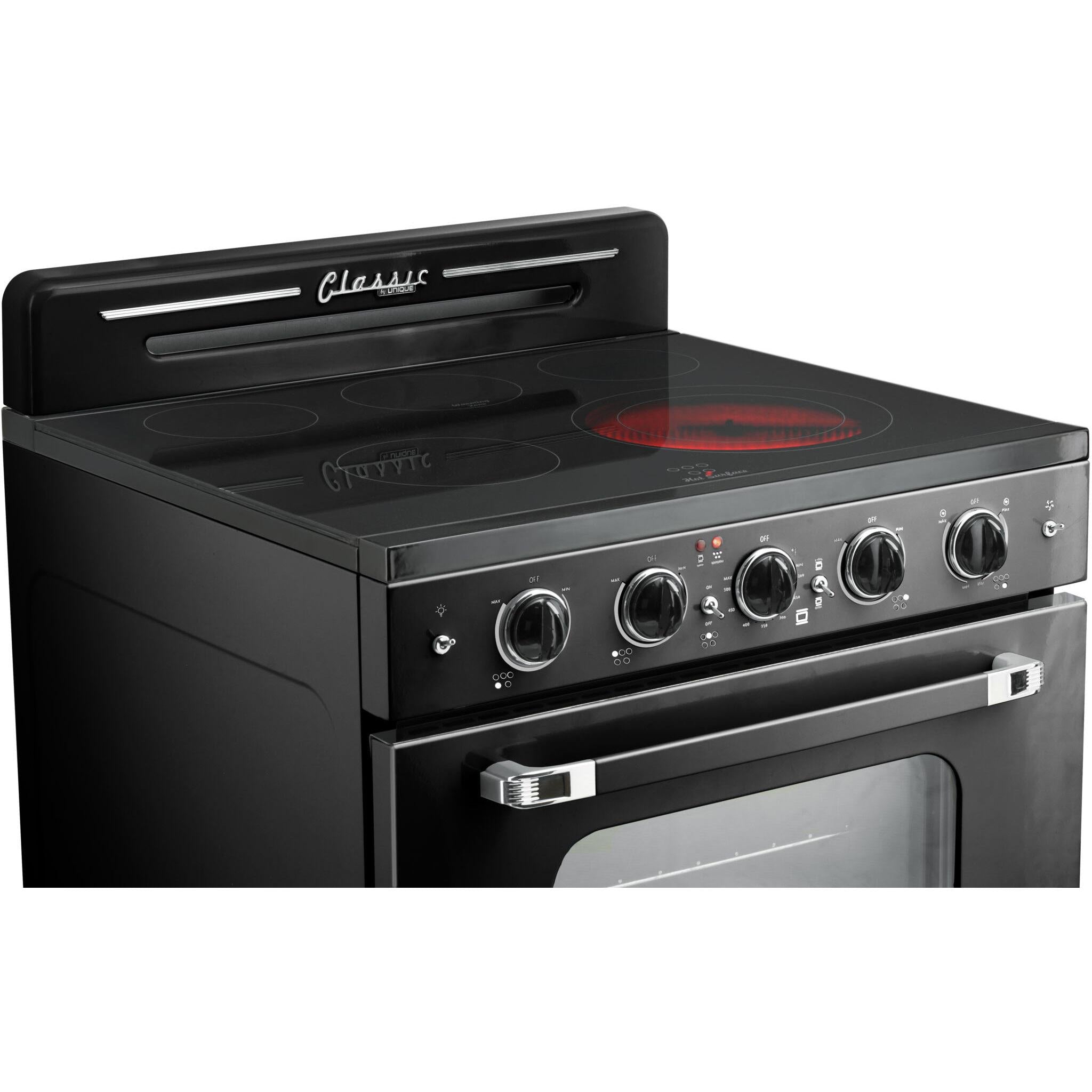 Unique Appliances 30-inch Freestanding Electric Range with Convection Technology UGP-30CR EC B