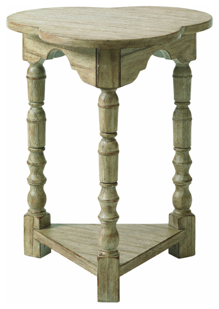 Emma Mason Signature Aston Bay Bailey Chairside Table Driftwood   Farmhouse   Side Tables And End Tables   by Emma Mason  Houzz