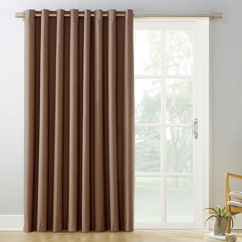 Sun Zero Ludlow Blackout Patio Door Curtain Panel