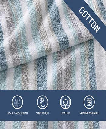 Tommy Bahama Home Tommy Bahama Ocean Bay Stripe Bay 3-Pc. Towel Set