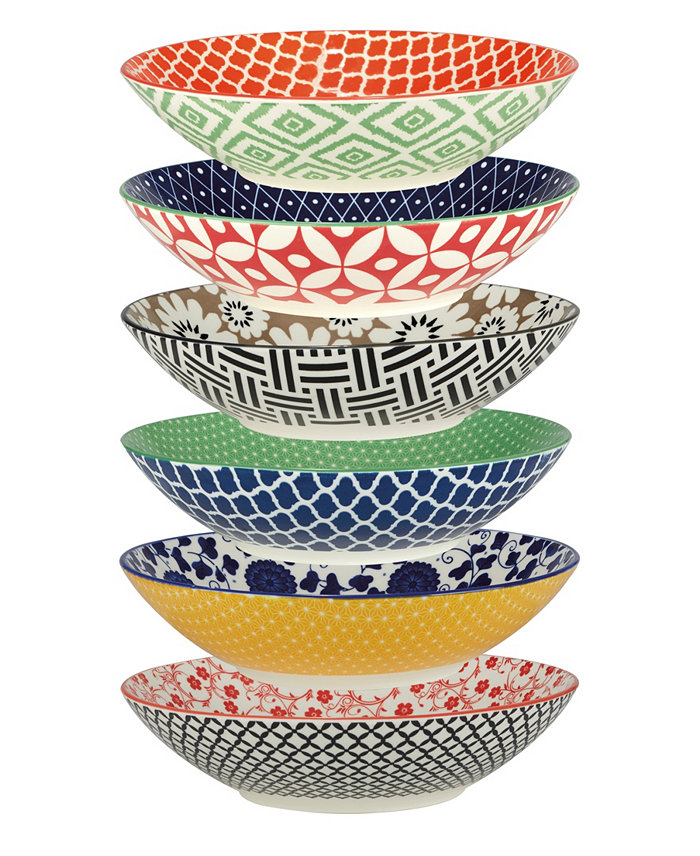 Certified International Soho Set of 6 Dinner Bowls