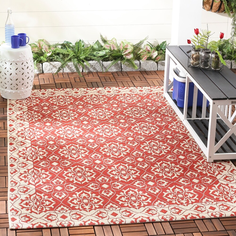 SAFAVIEH Courtyard Ardeth Indoor/ Outdoor Waterproof Patio Backyard Rug