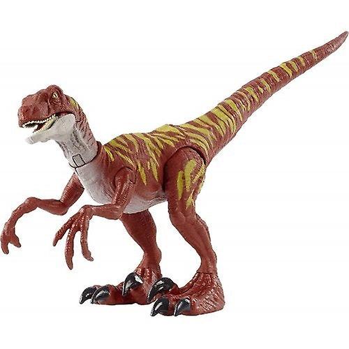 Jurassic world savage strike velociraptor dinosaur red