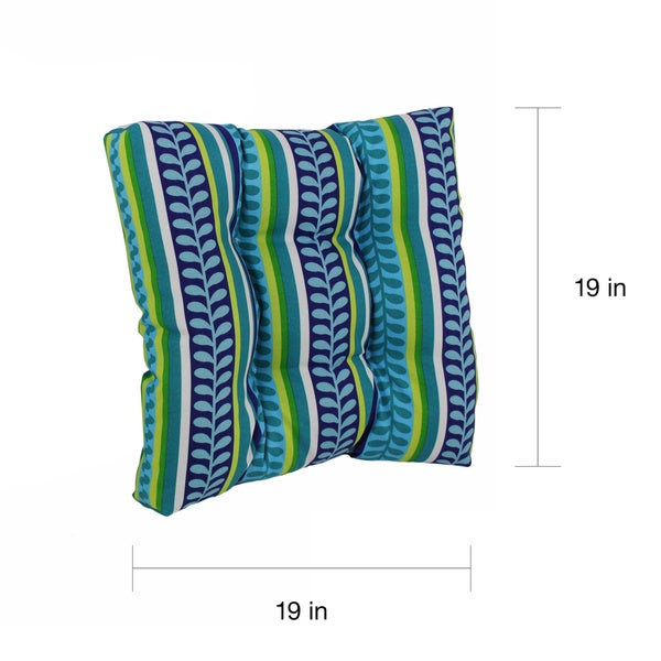 19-inch Square Indoor/Outdoor Chair Cushions (Set of 2) - 19