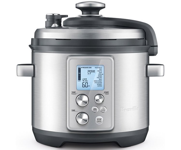 Breville 6 Qt. Fast Slow Pro Pressure Cooker and Slow Cooker