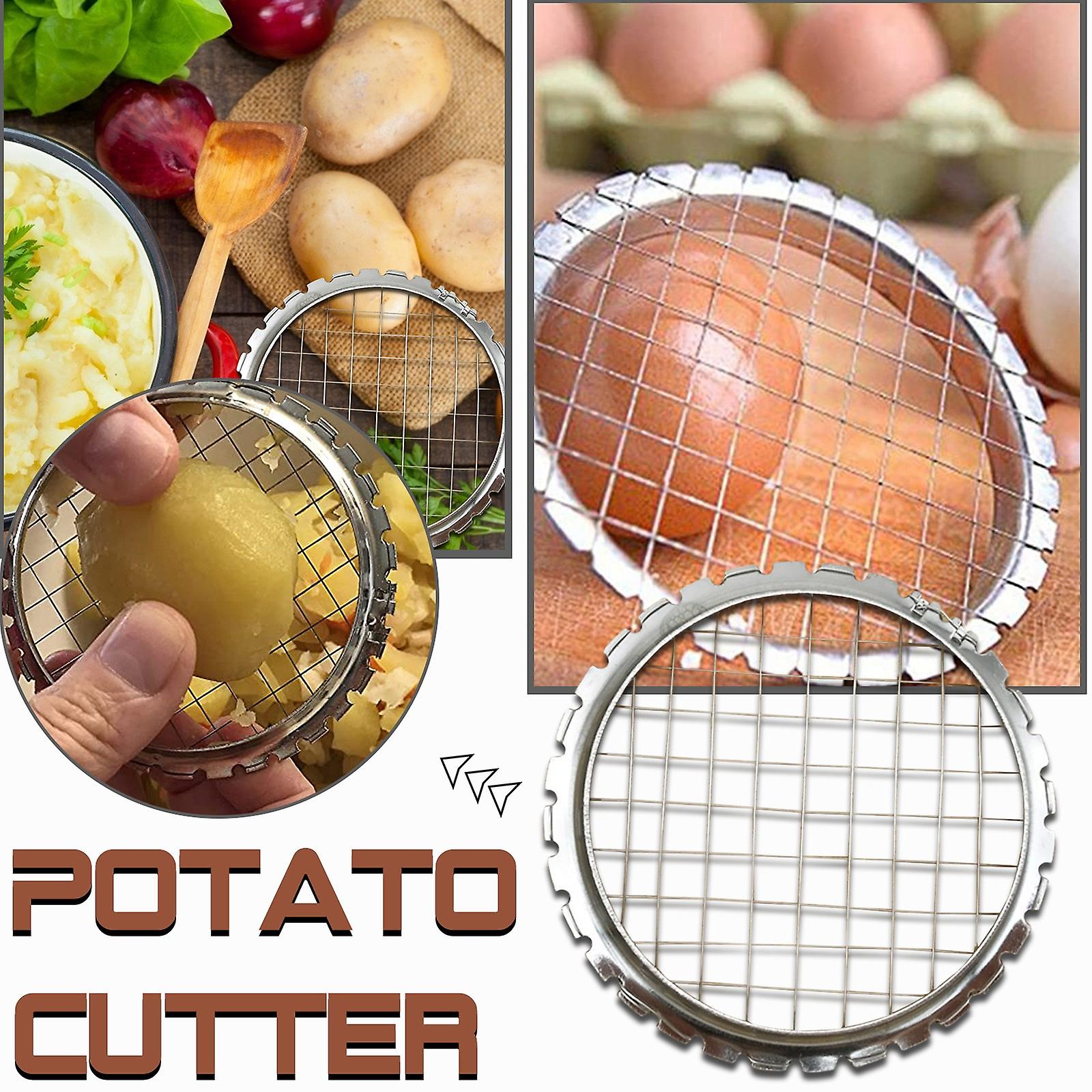 Stainless Steel Egg Slicer Cutter Cut Egg Device Grid For Vegetables Salads Potato Mushroom Tools Chopper For Kitchen Chopper