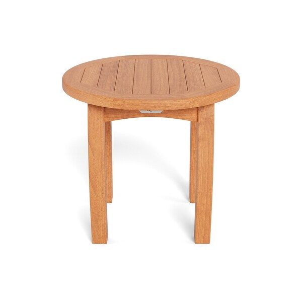 Jakarta Teak Round Outdoor Side Table