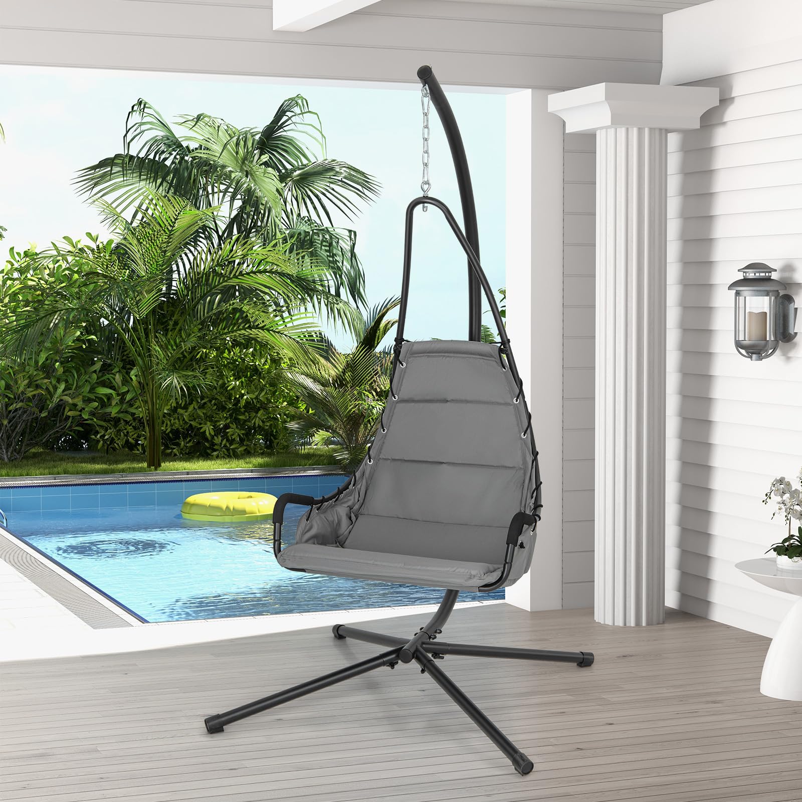 Giantex Hanging Chair with Stand