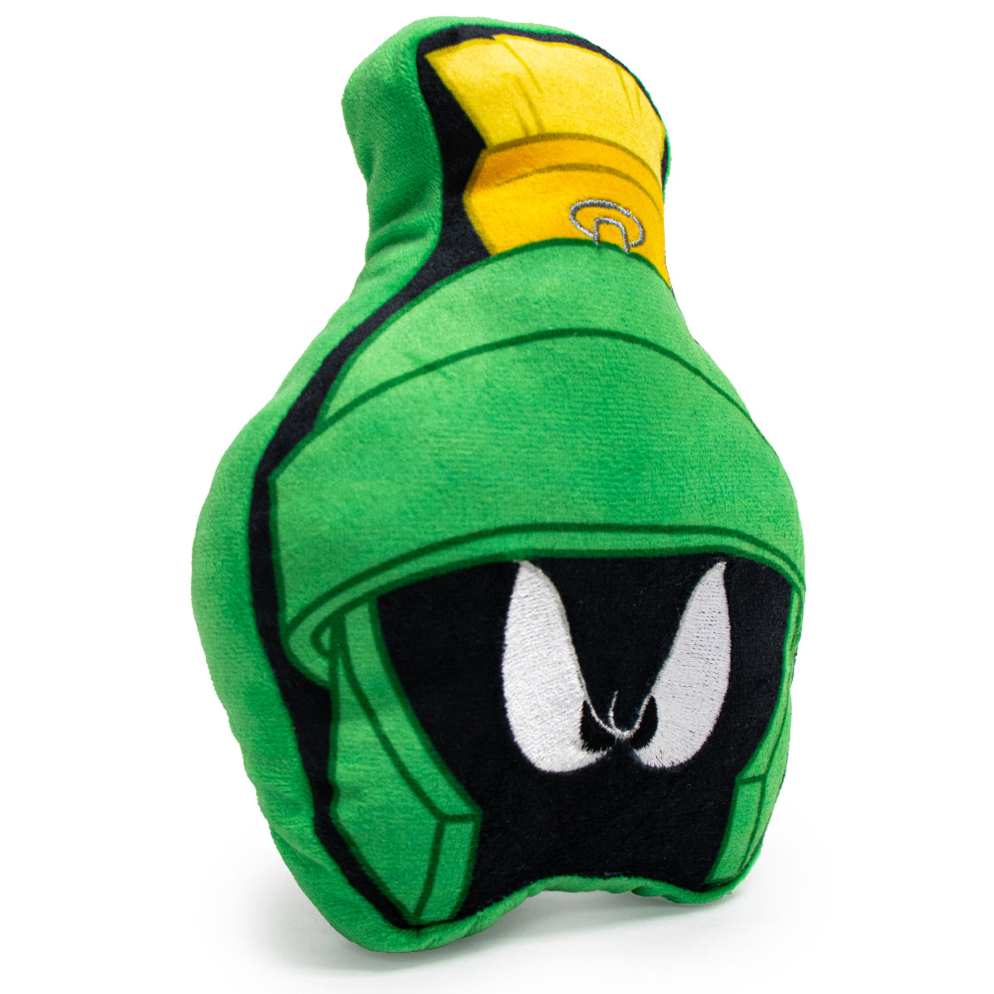 Buckle-Down Looney Tunes Marvin The Martian Face Plush Squeaker Dog Toy， Small