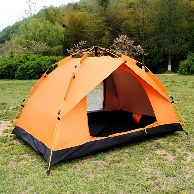 High Quality Pop Up Tent Straight Bracing Type Fold Camping Tent Person Hiking Camping Tent