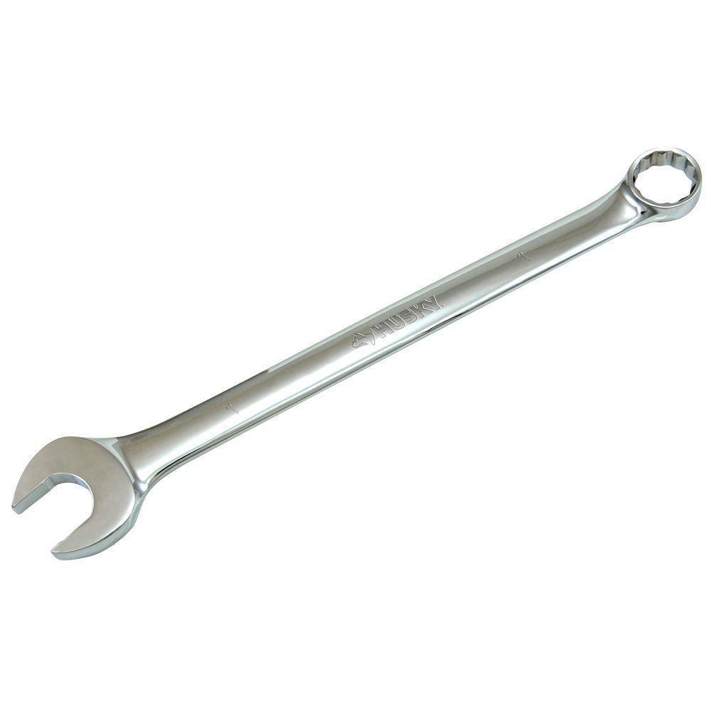 Husky 1 in. 12-Point SAE Full Polish Combination Wrench HCW1-05