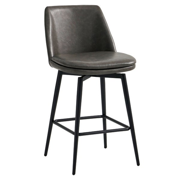 Ariel Counter Height Swivel Barstool Set of 2