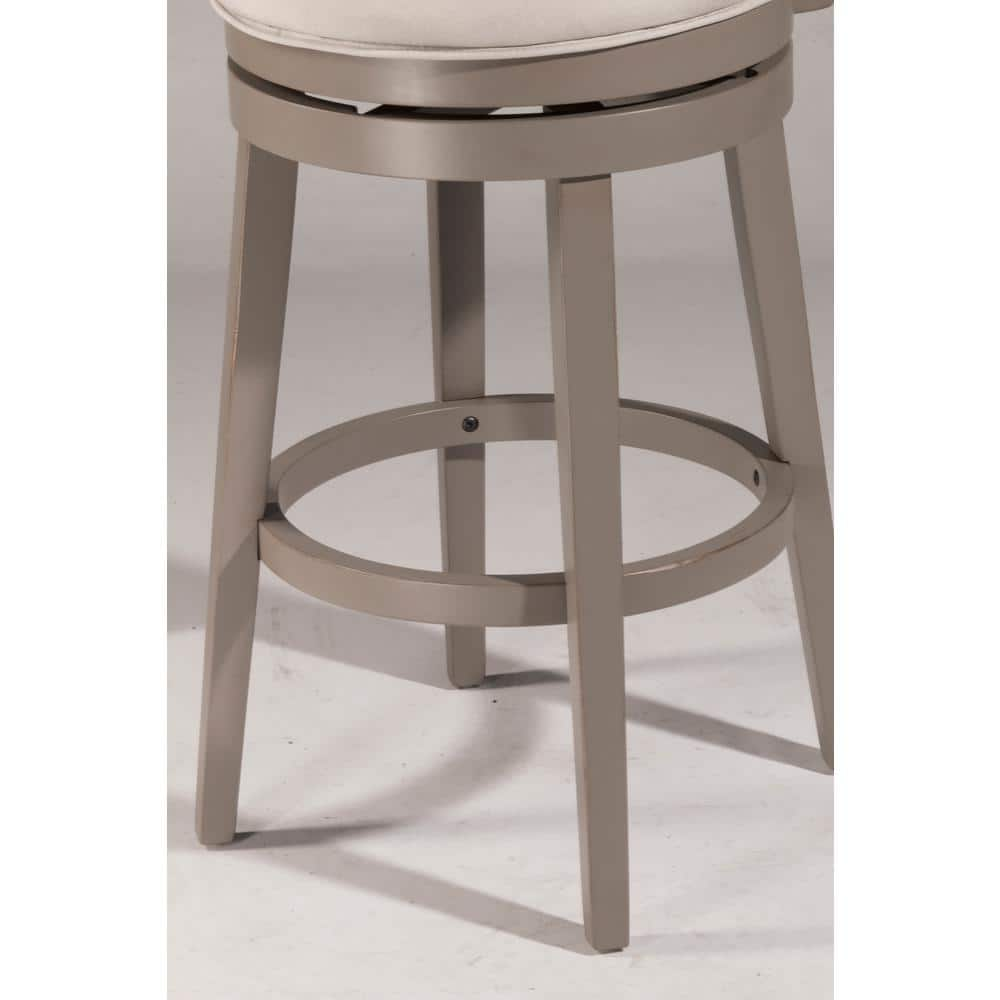 Hillsdale Furniture Clarion Distressed Gray Swivel Bar Stool 4541-830