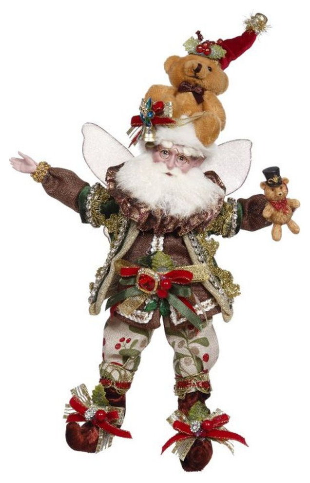 Mark Roberts Christmas 2022 Teddy Bear Fairy   Contemporary   Holiday Accents And Figurines   by Silver  ampCrystal Gallery  Houzz