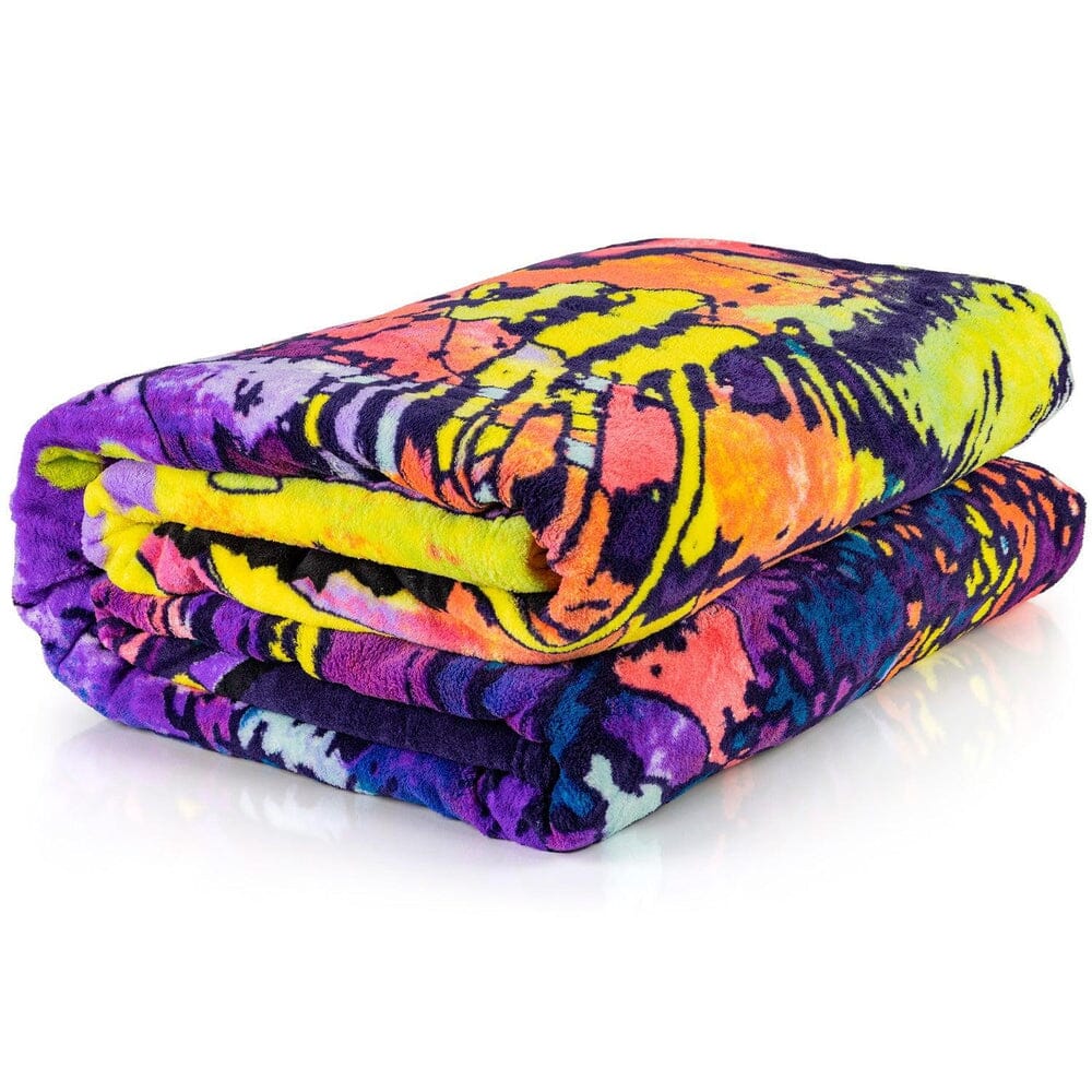 Confident Cat Super Soft Full/Queen Size Plush Fleece Blanket by Dean Russo