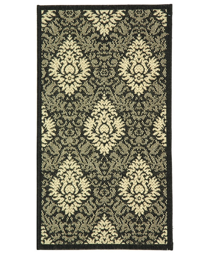 Safavieh Courtyard CY2714 Black and Sand 2' x 3'7 Outdoor Area Rug