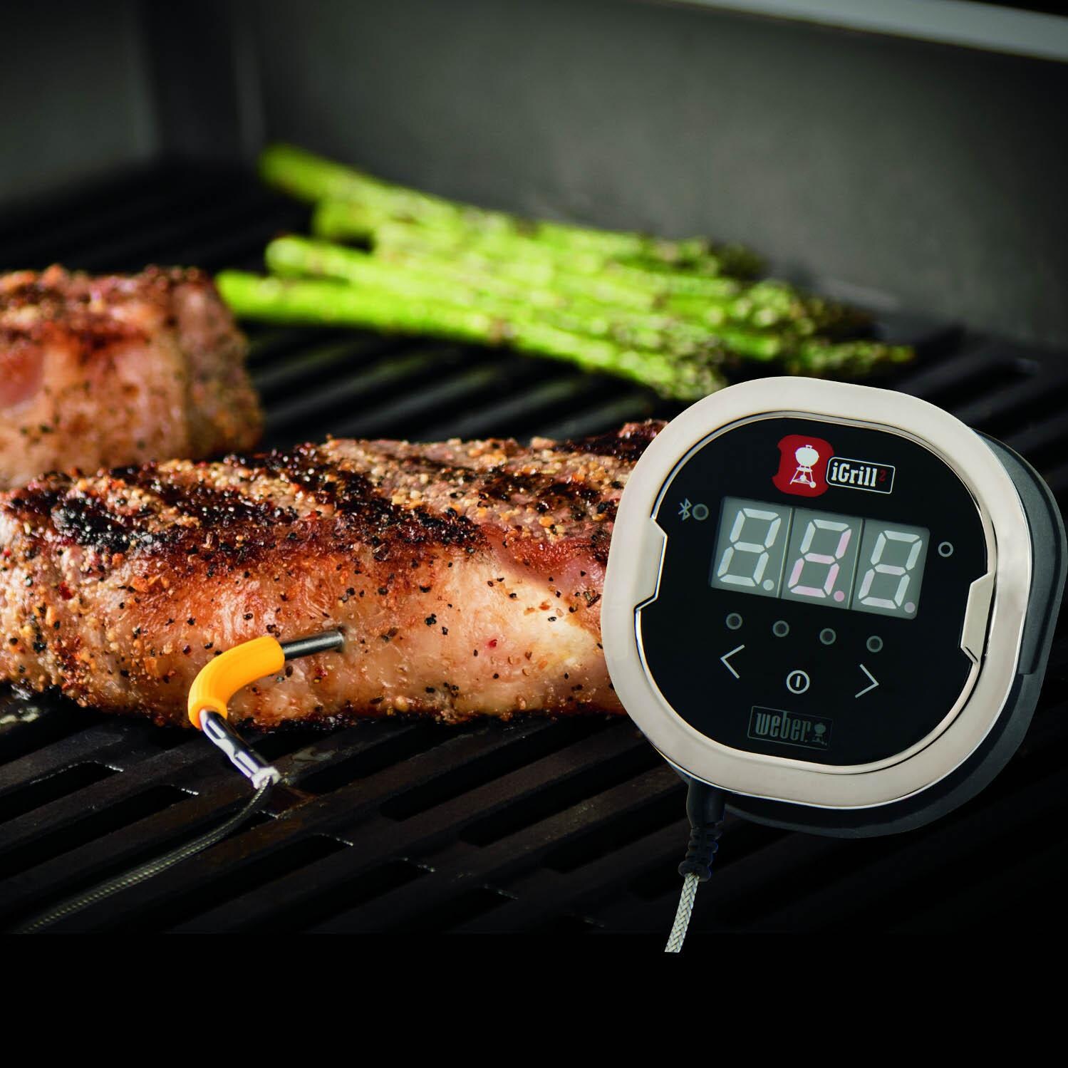 Weber 7203 iGrill 2 Wireless Bluetooth Grill Thermometer With 2 Pro-Meat Probes