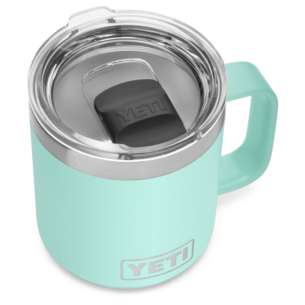 Yeti Rambler Stackable Mug with MagSlider Lid 10oz， Seafoam