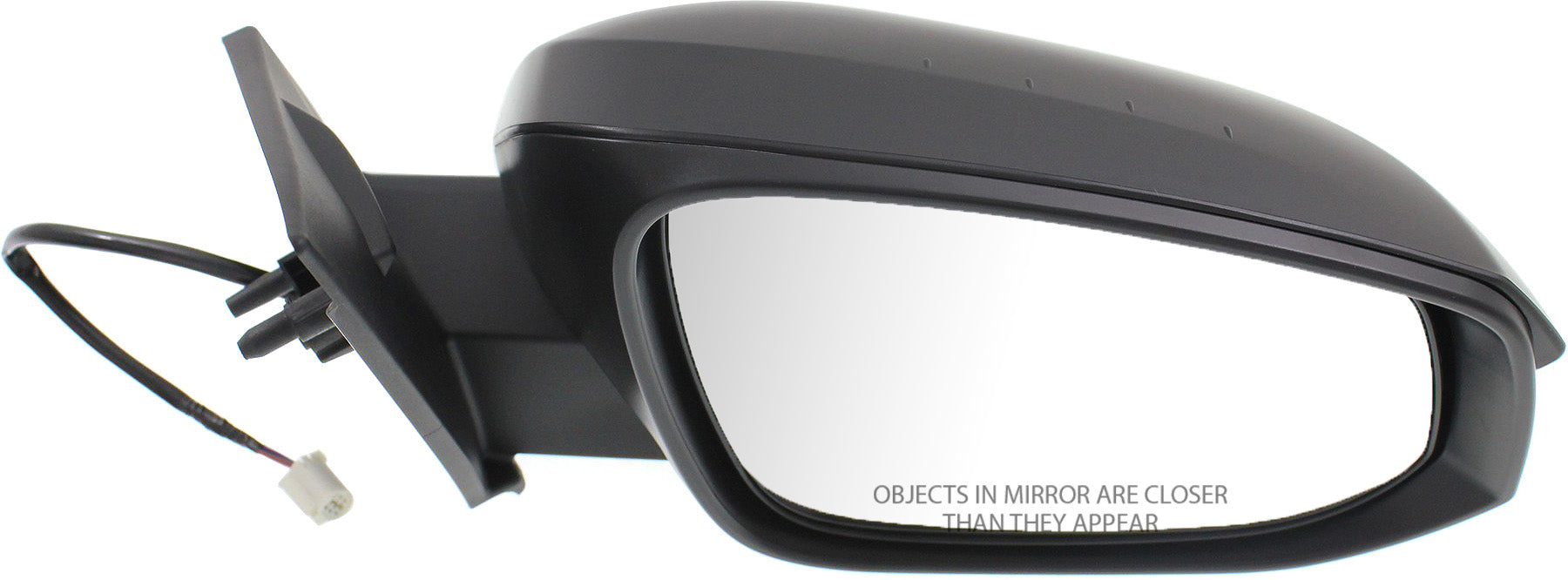 Mirror Compatible With 2013-2015 Toyota RAV4 Right Passenger Side Textured Black Kool-Vue