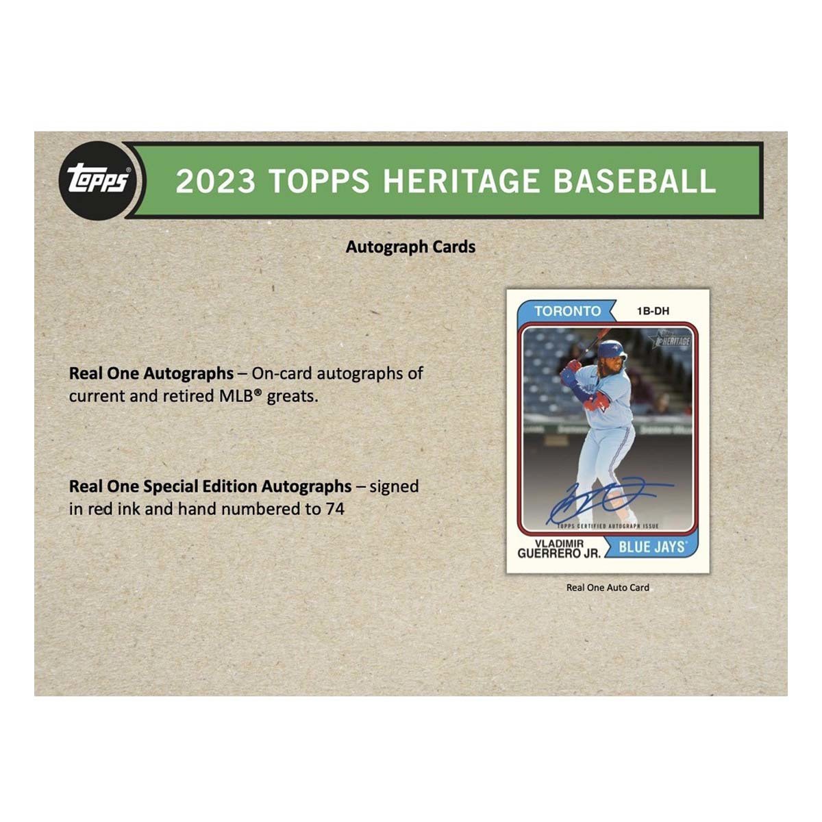 2023 Topps Heritage Baseball Trading Cards Blaster Box