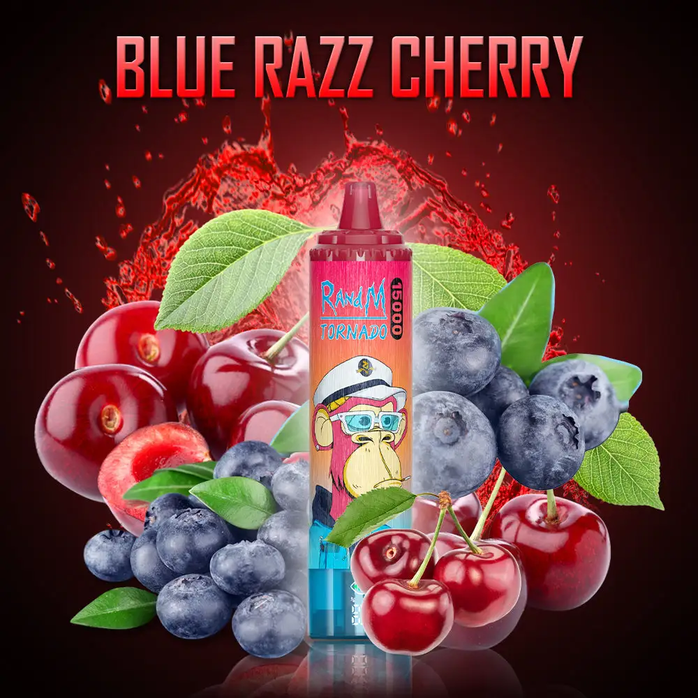 Fumot Tornado 15000 Puffs - Blue Razz Cherry