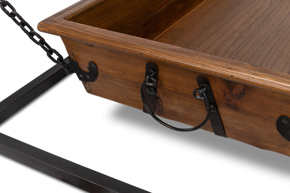Spectacular Glass Coffee Table   Industrial   Coffee Tables   by Sideboards and Things  Houzz