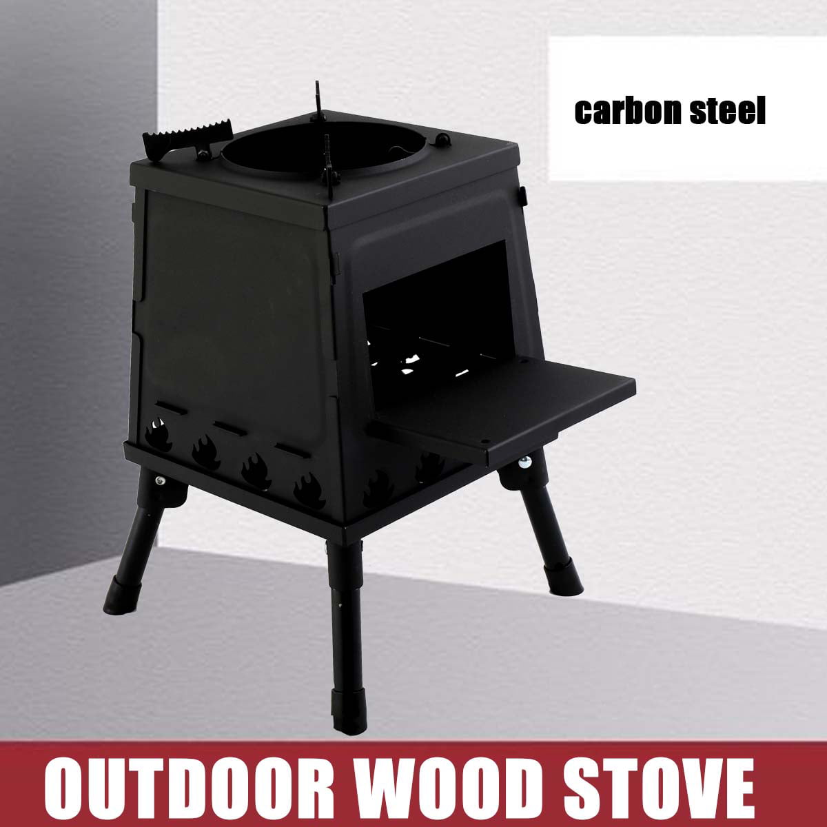 YILIKISS Camping Wood Stove Wood Burning Stove Portable Outdoor Folding Stove for Picnic