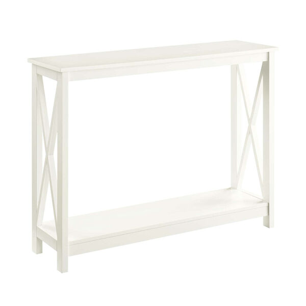 Oxford Ivory Console Table with Shelf