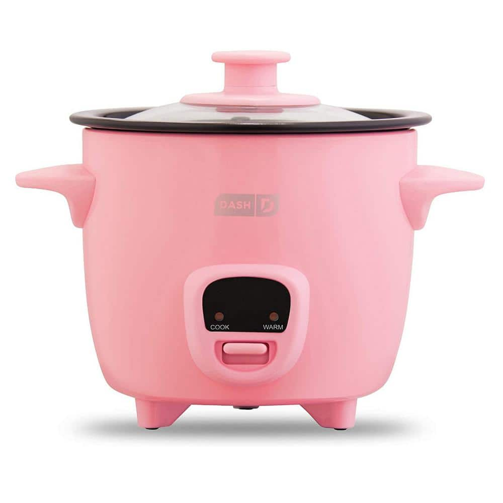 Dash Mini 16-oz. 2-Cup Rice Cooker in Pink with Keep Warm Setting 985119609M